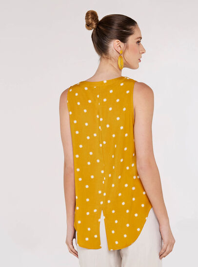 Sunspot Button Through Top