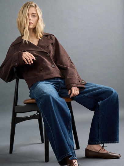 Maca Wide-Leg Cotton Jeans