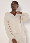 Soft Textured Top, Stone, large
