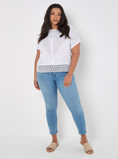 Lace Hem Top