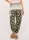 Elephant Border Jogger, Mint, large