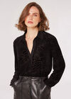 Animal Mix Devore Shirt, Black, large