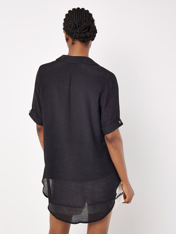 Jersey Luxe Spliced Top Jersey Luxe Spliced Top