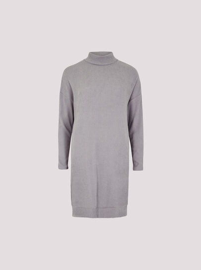 Ribbed Knit Mini Dress