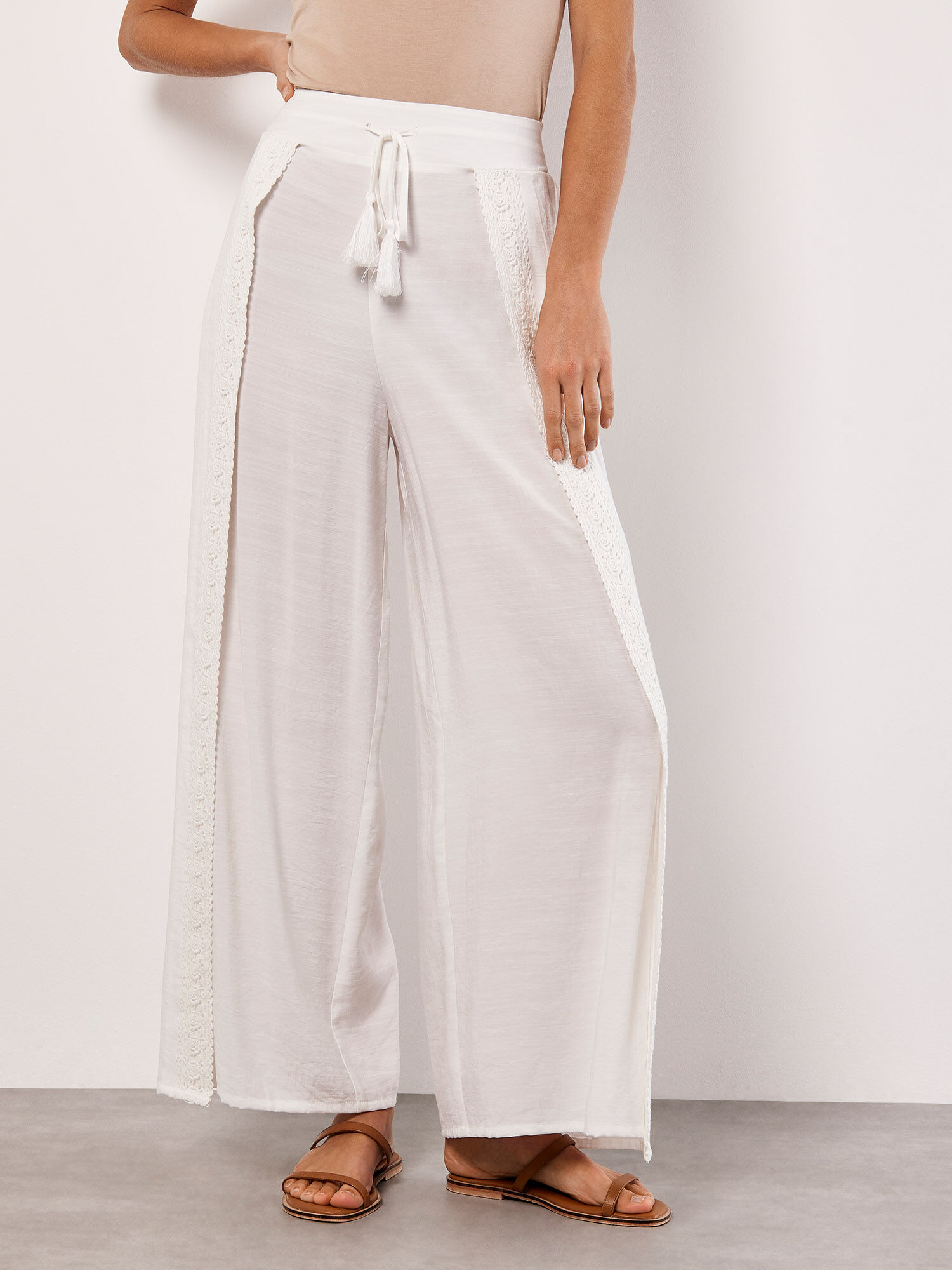 Apricot wrap trousers cheap