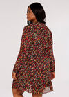 Curve Folk Floral Mini Dress, Orange, large