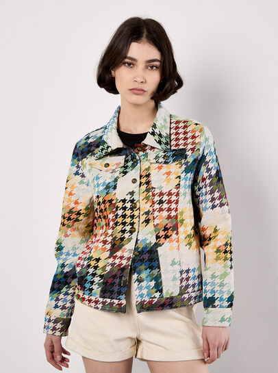 Colourful Dogtooth Jacket