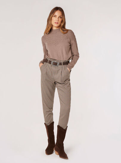 Pointelle Shell Fine Knit Jumper