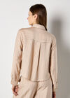 Pinstripe Boxy Shirt, Stone, large