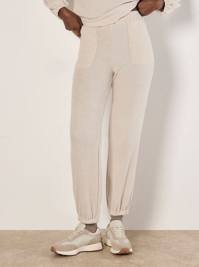 Soft Textured Joggers, Stone, large