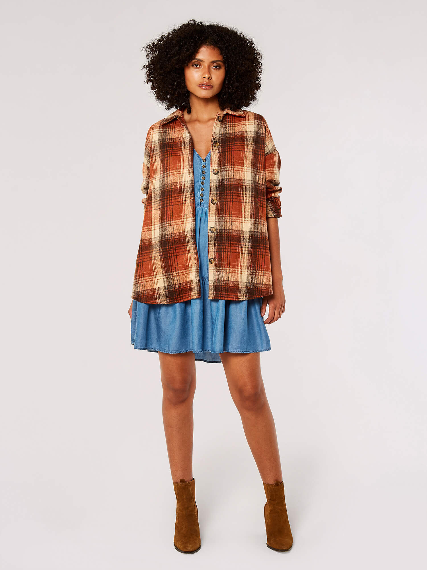 【Raucohouse】Auron wrinkle check shirt Auron wrinkle check shirt - Raucohouse | 60% - Asian Fashion