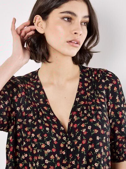 Ditsy Floral Blouse