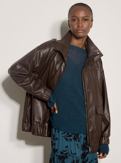 Lightweight Brushed Oversized Jumper