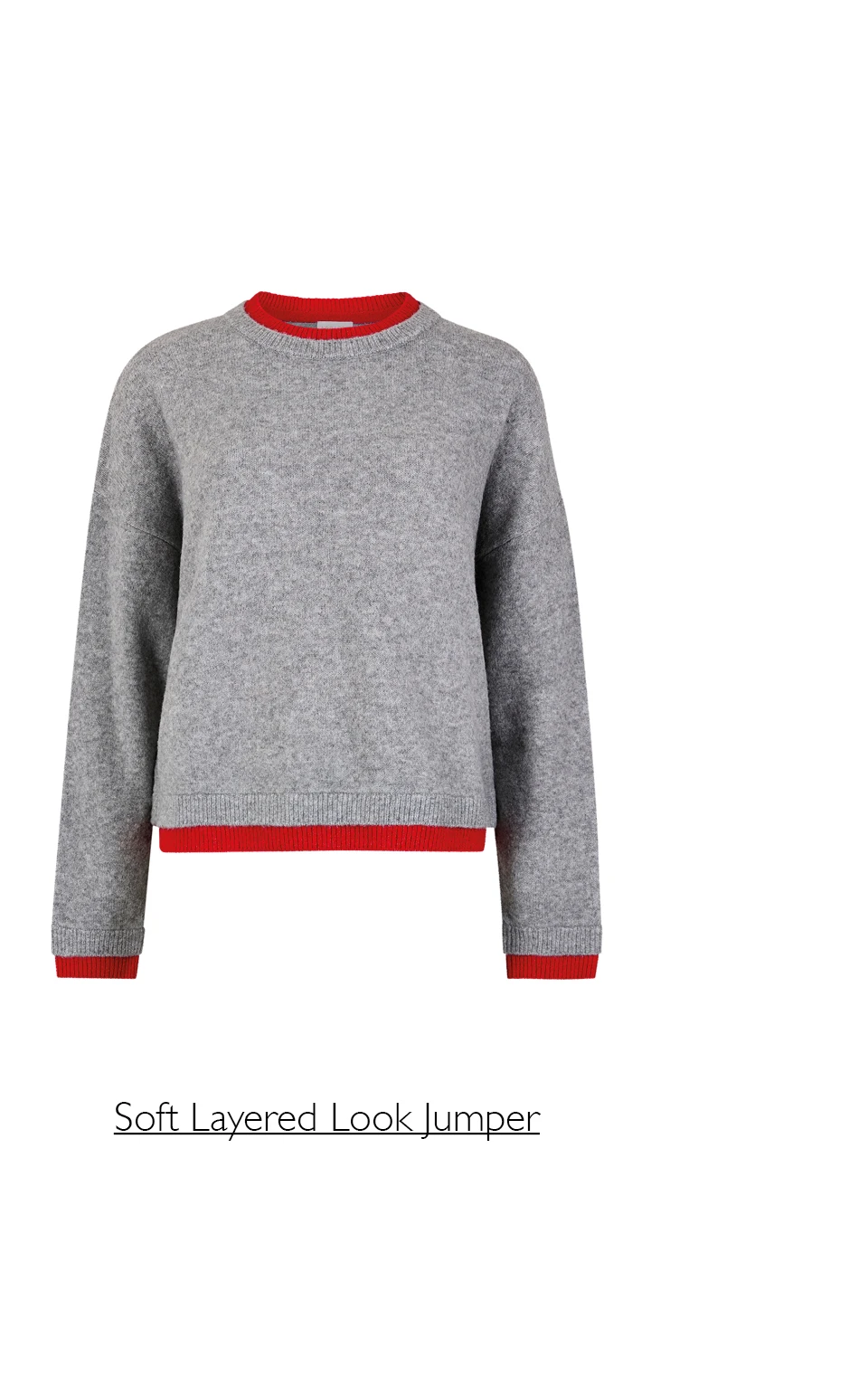 Soft Layered Look Jumper
