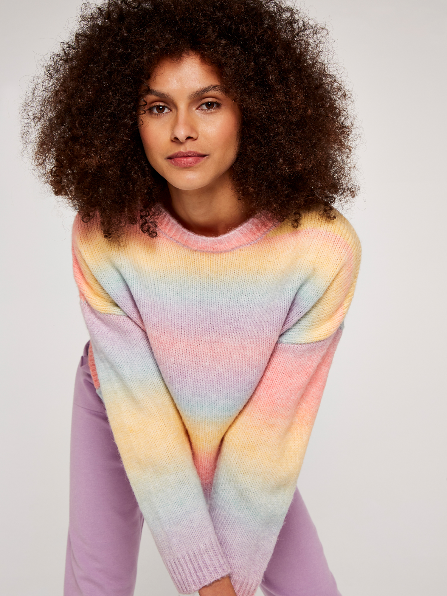 Rainbow Ombre Jumper | Apricot Clothing