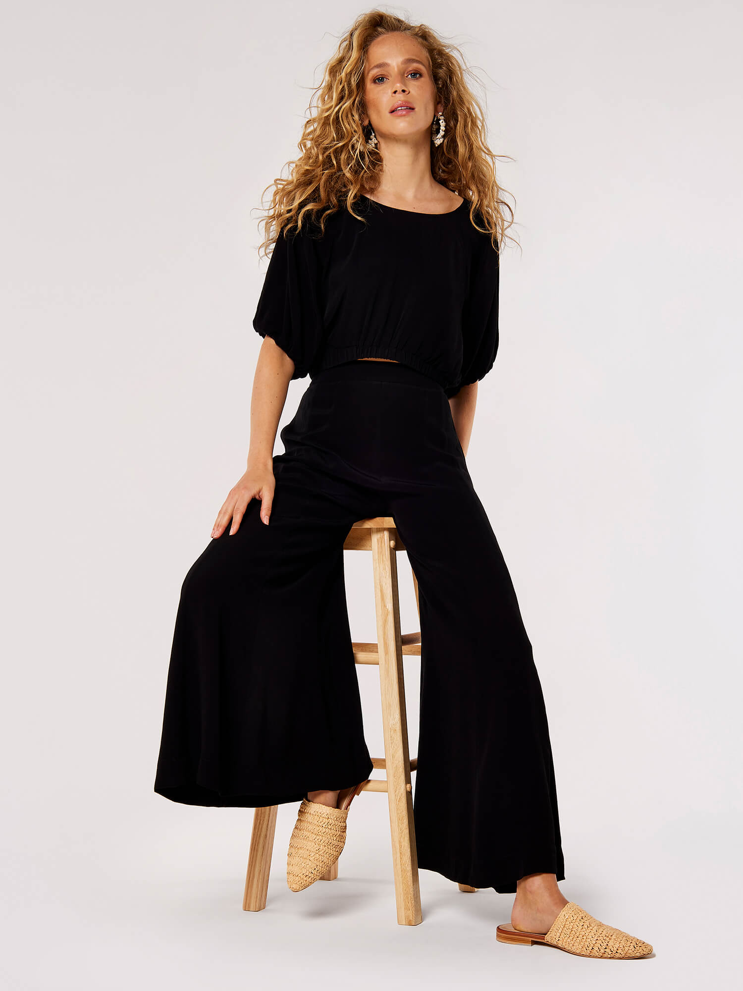 Pantalon fluide ample online